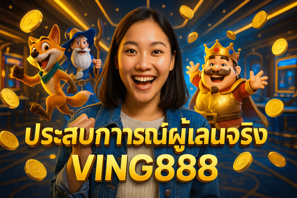 ประสบการณ์ผู้เล่นจริง VING888
