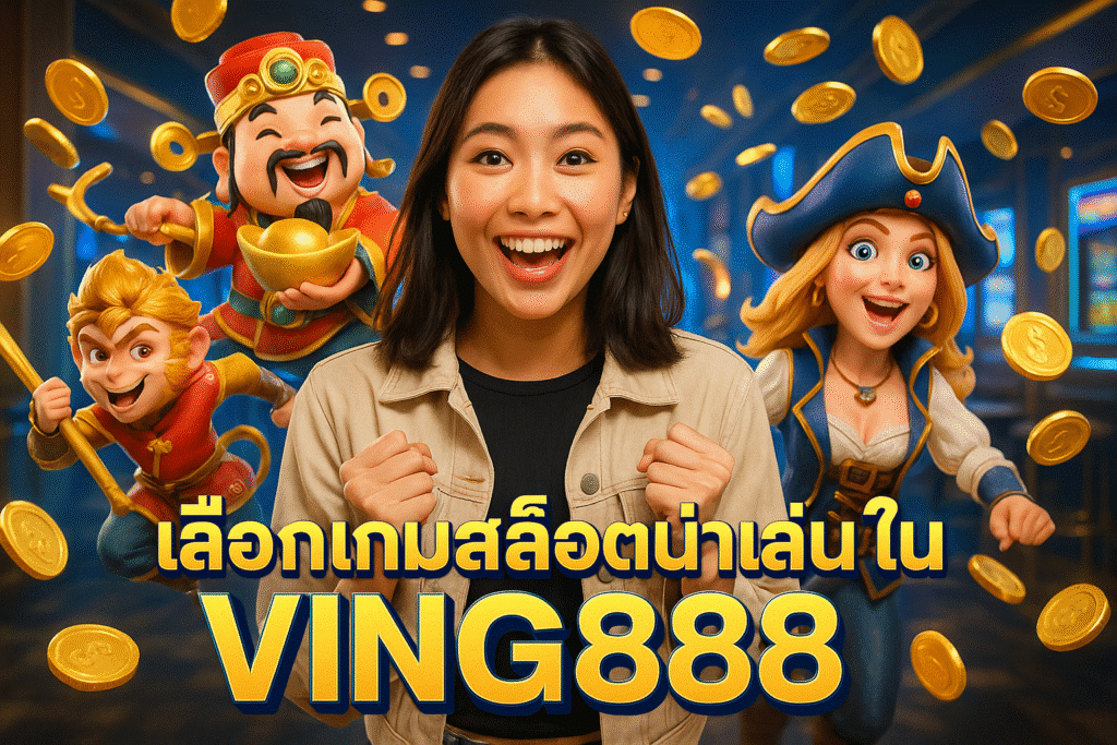 เลือกเกมสล็อตน่าเล่นใน VING888