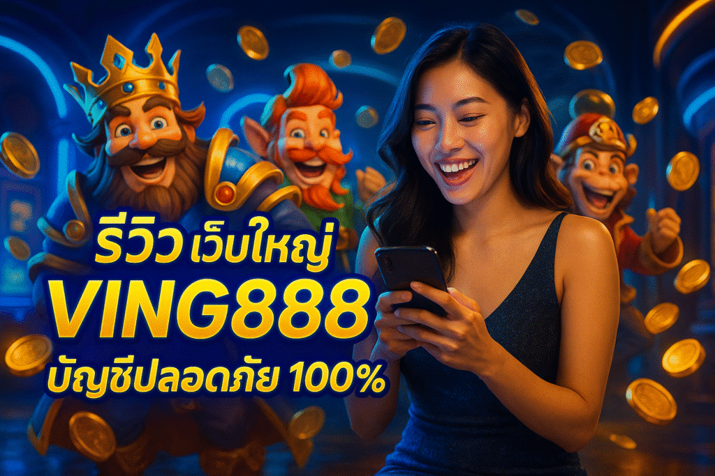 เว็บใหญ่ VING888 บัญชีปลอดภัย 100%