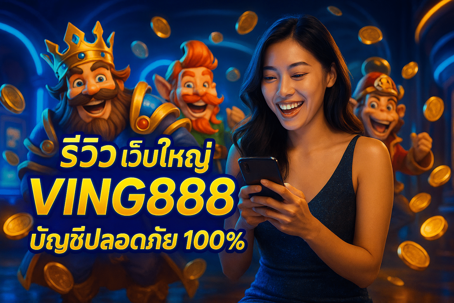 เว็บใหญ่ VING888 บัญชีปลอดภัย 100%