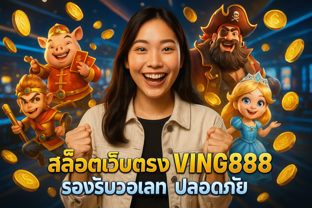 สล็อตเว็บตรง VING888 รองรับวอเลท ปลอดภัย