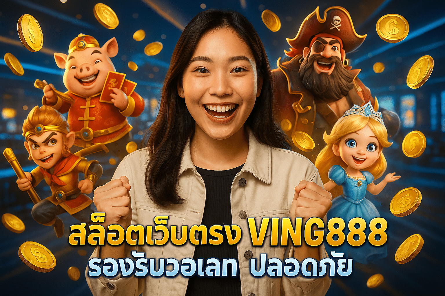 สล็อตเว็บตรง VING888 รองรับวอเลท ปลอดภัย